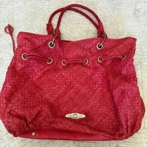Elliot Lucca red leather purse - Picture 1 of 7